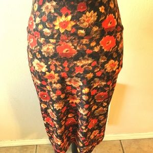 Floral LuLaRoe Pencil Skirt